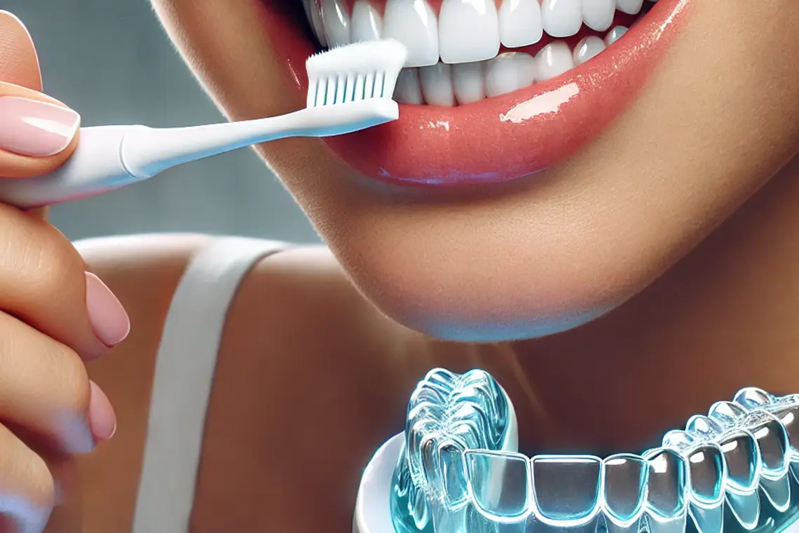 Tratamiento de Blanqueamiento Dental en casa de Clínica Dental Más de Granada